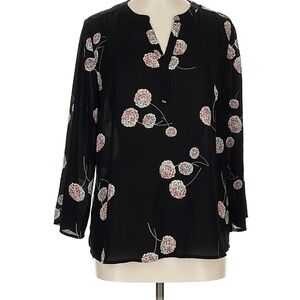 Floral Black Women's Top